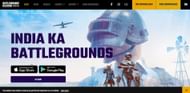 To start, users must head over to the game's website (Image via battlegroundsmobileindia.com)